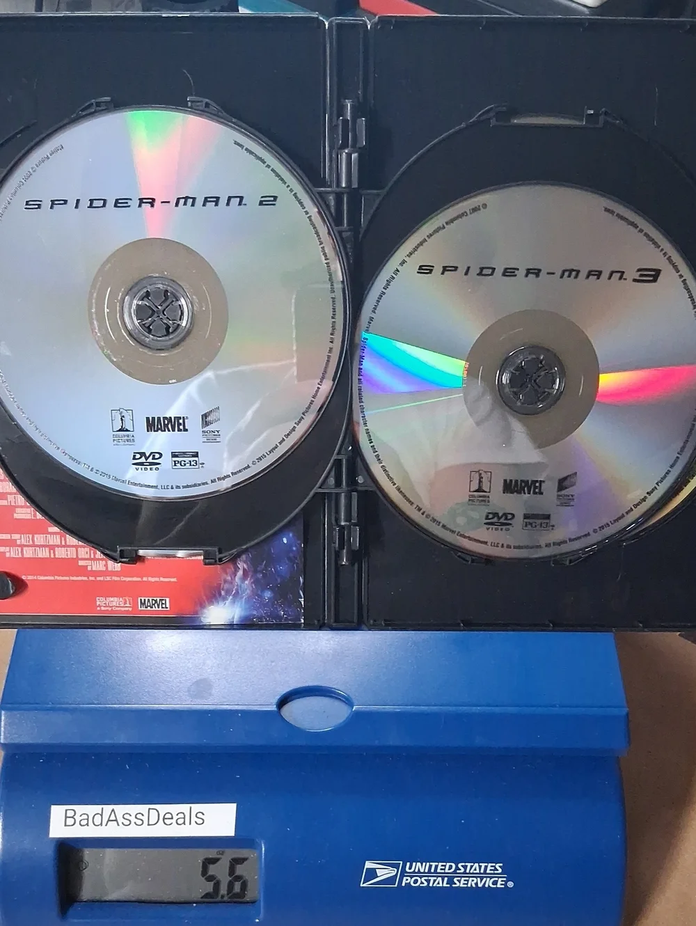 Sony Spider-Man Five-Movie DVD Collection - Red Blue Black